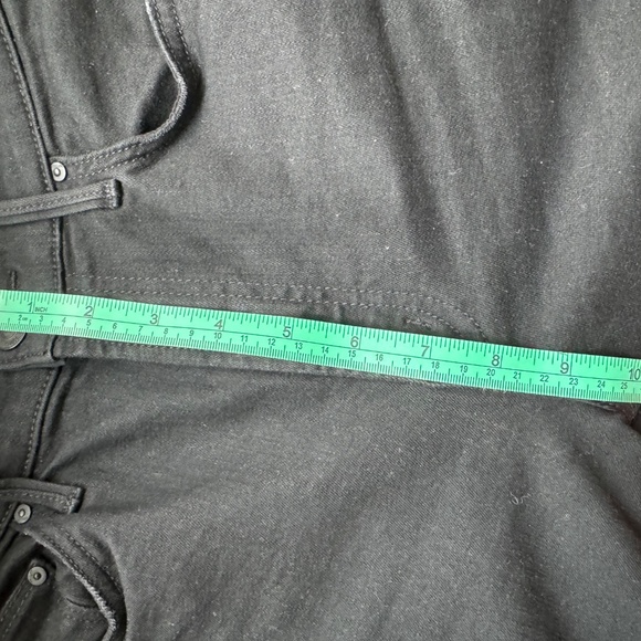 Mother The Insider Crop Step Fray Black Size 27 - Picture 5 of 9